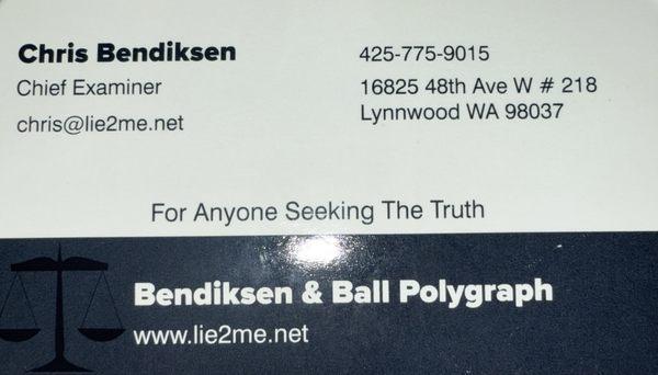 Ball & Gillespie Polygraph