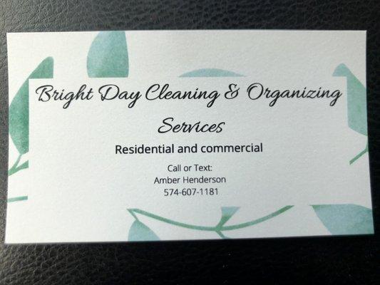 Bright Day Cleaning & Organizing Services
