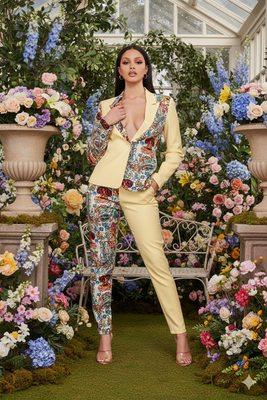 Two Piece Spring pant Suit for women_Steven Wick