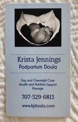 Krista Jennings - Doula and Massage