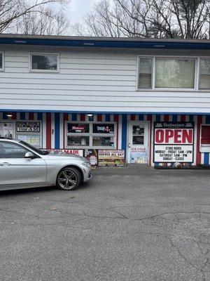 Daniel Shays package store best food around