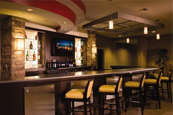 Have a drink at the full service bar