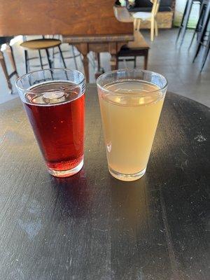 hard seltzer and hard kombucha