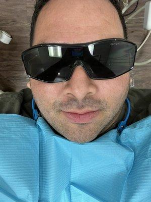 Perfecting my smile today at the dentist
