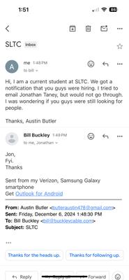 Buckley Cable Construction