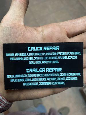 All Sorts of Different Repairs They Do !