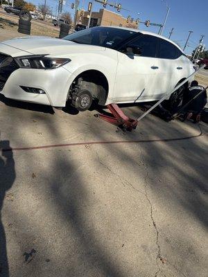 Flat tire repaired, sensor reprogrammed, and a tire rotation!! Thank you Solomon!!