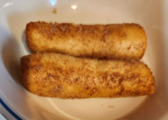 Two of our cinnamon sugar Rivets