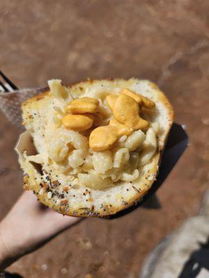 Mac n cheese cone
