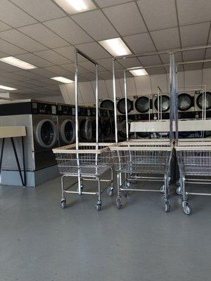 This is the most modern, newest machines, and cleanest laundromat in Durango. Lots of large washers too which are needed!