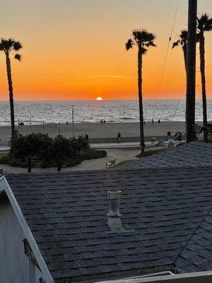 View from second floor balcony.