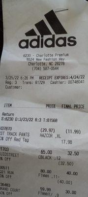 adidas Outlet Store Charlotte