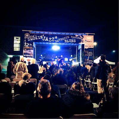 Brighton's Smokin Jazz Festival. Going tonight and tomorrow night. Great music and BBQ.