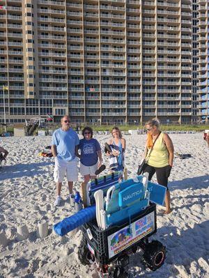Panda City Beach with the rc cart