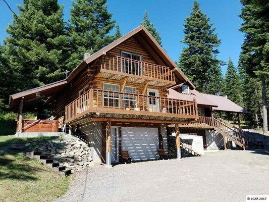 Log Home, 3200 sq. ft. with basement apartment, 4 bedrooms, and 3 1/2 baths, 2 ADA approved...