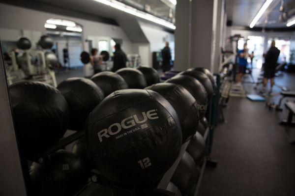 Clean and modern equipment.