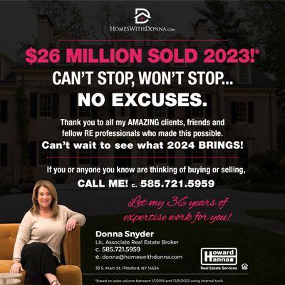 26million sold in 2023!