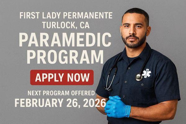 First Paramedic Program in Stanislaus County. Apply today!