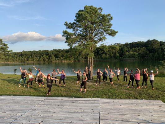 Belly fit at the winery!