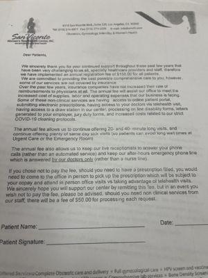 How is this legal or ethical?!?? Insane. Would not have come if I knew about this
