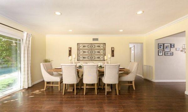 Dining and into hall