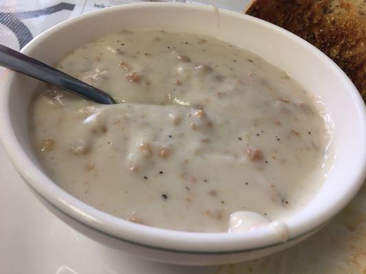 Pretty decent sausage gravy.