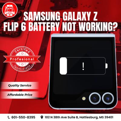 Samsung Galaxy Z Flip 6 Battery Repair. Quick turn around time.