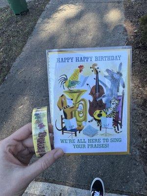 Birthday card