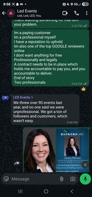 Party Rentals LED Events