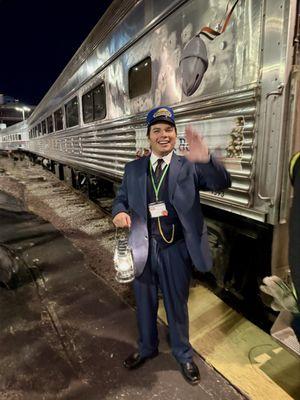 Greetings are everywhere as you make your way to your car