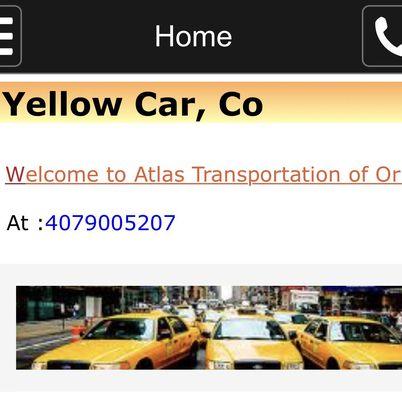 Yellow Car Service Orlando