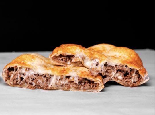 Steak and cheese Calzone