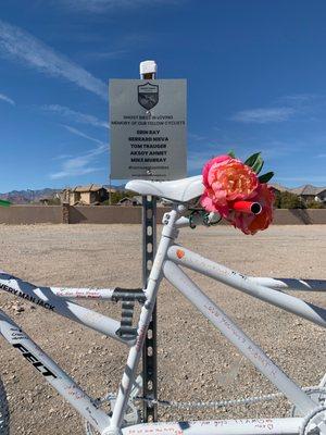 Www.ghostbikeslasvegas.org #nomoreghostbikes