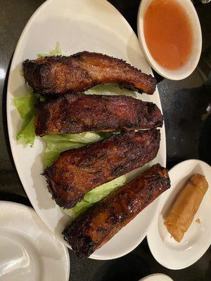 A8. 4 Pieces Barbecued Spare Ribs