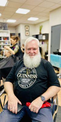 Santa looking fresh to crack open a couple Guinness's!