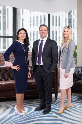 (left to right) Partners, Sheila Bari, James Templeton, Alison Grcevich
