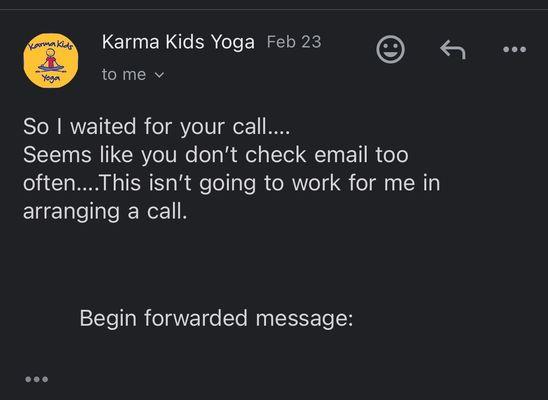 Customer service is terrible.