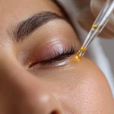 Eye lashes treatment