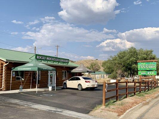 A dispensary located in town.