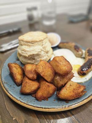 Millers Plate with massive biscuit