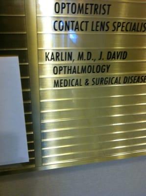 Karlin J David MD