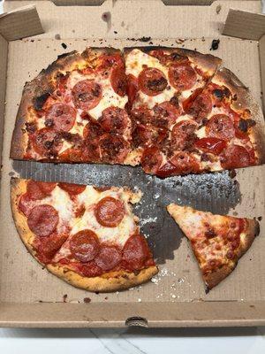 Hot Fireman Cauliflower crust pepperoni Personal Cheese