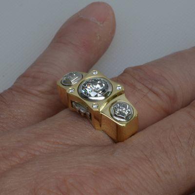 Complex hand made rings
