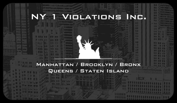 NY 1 Violations