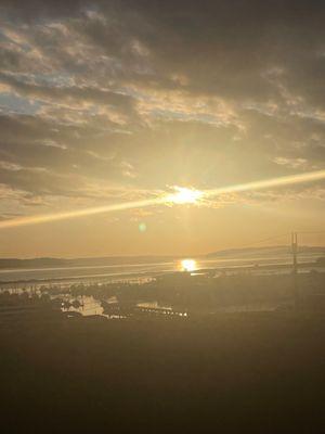 Arrived just in time to see an amazing sunset