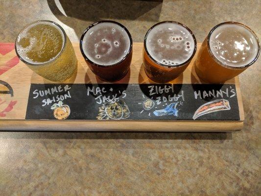 The "Personal Touch" and artistic talent adds to the care that the Staff of Joey's Hangout shares with their customers.