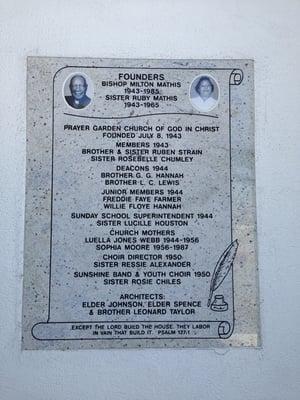 Prayer Garden-Church Of God In Christ