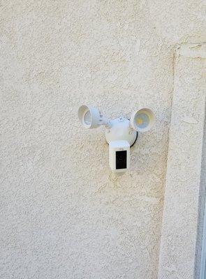 Ring Floodlight Installed