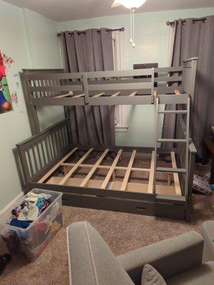 They even put my nephew's bed together. I was stressed out cause I definitely was not sure what to do