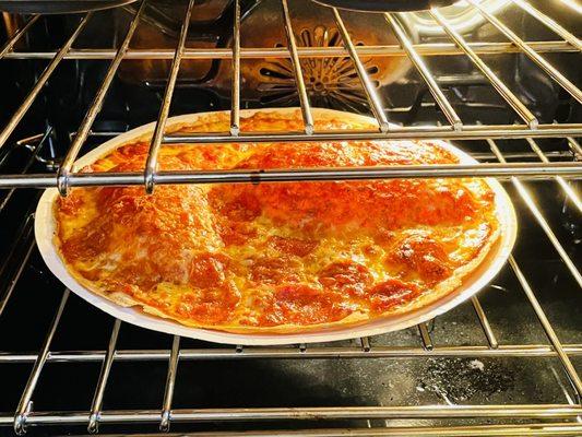 Half Pepperoni/Half Cheese Pizza